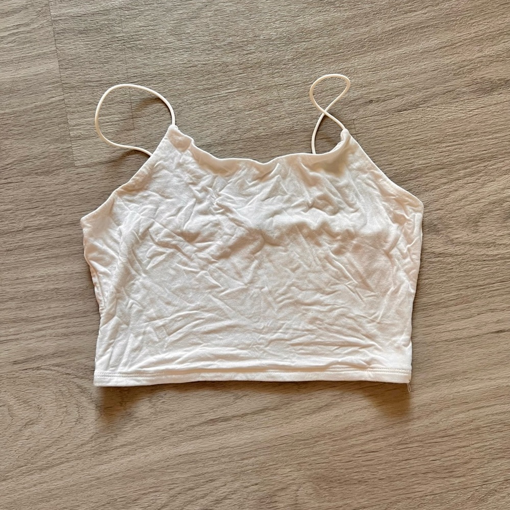 White Crop Top